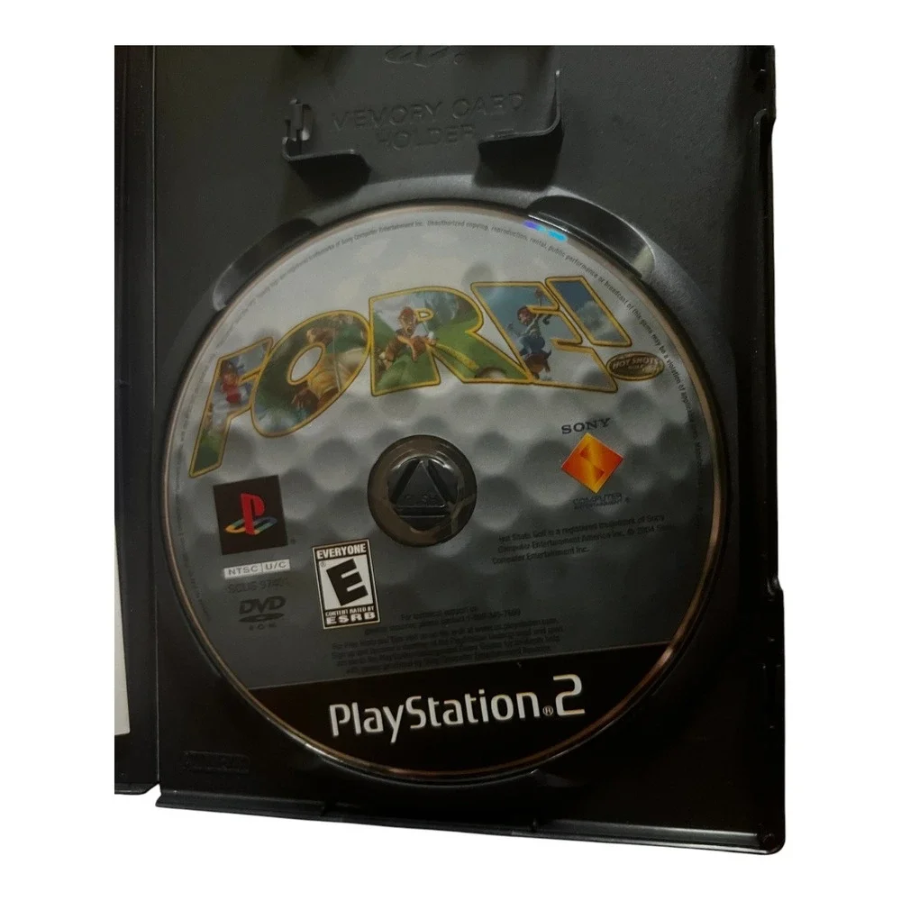 Hot Shots Golf Fore! Sony PlayStation 2 PS2 2004 CIB Manual SCUS-97401 Mens Kids